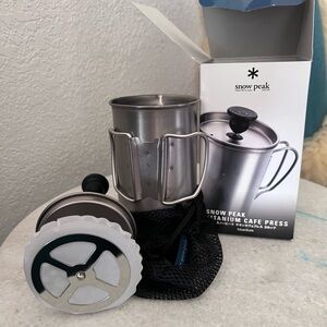 Snow Peak Titanium Cafe Press - new, never been used!